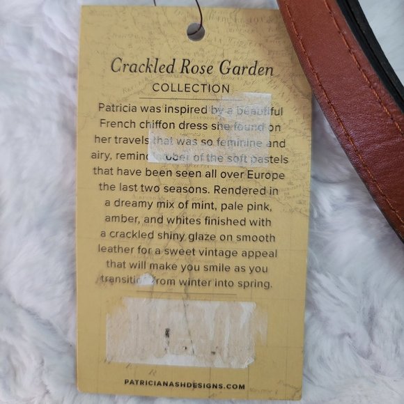 NWT Patricia Nash Crackled Rose Garden Collection Crossbody - Picture 5 of 14